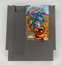 Trog NES Nintendo Acclaim Cartridge Authentic Tested Working Free Shipping
