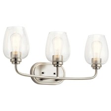 Kichler 45129NICS - Valserrano 3 Light 24" Wide Bathroom Vanity Light