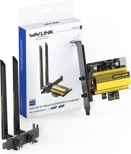 WiFi 6E PCIe AX5400 WiFi Card Tri-Band AX210 Network Adapter Bluetooth 5.3