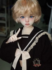 1/4 BJD Doll DIY Handmade Resin Boy Eric Normal Color Y9-Free Face Make UP+Eyes