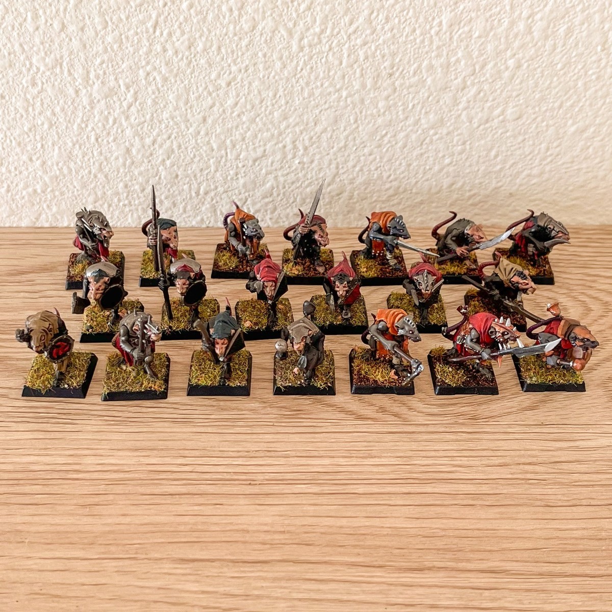 Warhammer Skaven - Painted Clanrats - Item 303-11 | eBay