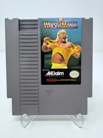 WWF Wrestlemania & WWF WrestleMania Challenge (Nintendo, NES) TESTED & WORKS