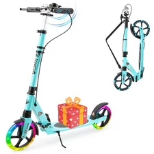 Scooter for Kids Ages 8+ Teens  Adults, Lightweight Kick Scooter with Carry S...