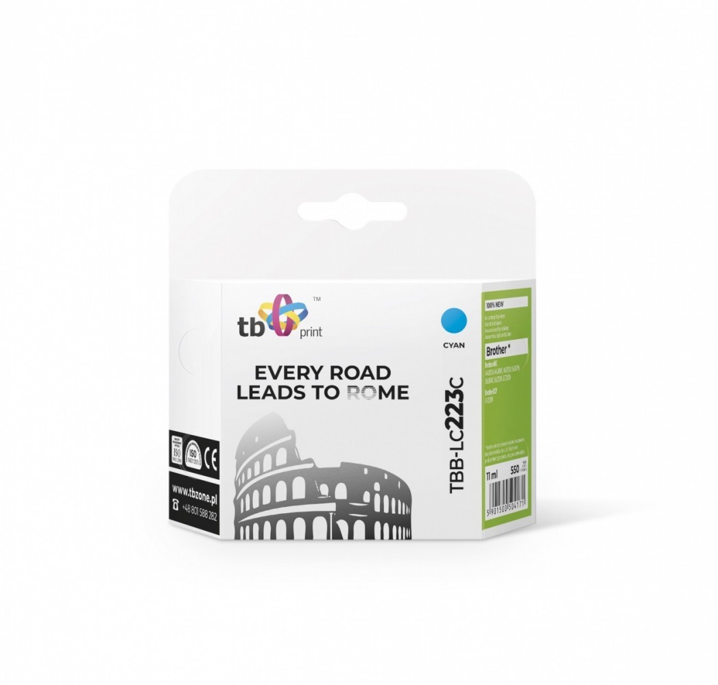 5901500504171 Чернила для принтера Brother LC223 TBB-LC223C CY TB