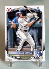 Sean Gamble 2025 Bowman Draft 1st #BD-178 Kansas City Royals