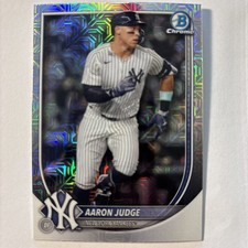 Aaron Judge 2025 Bowman Chrome Baseball Mega Box Mojo Refractor SP #99 Yankees