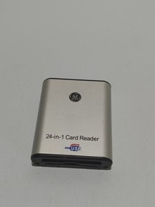 General Electric 24-In-1 Memory Card Reader w/USB Cord - TESTED & WORKS CF  Duo