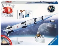 Ravensburger 3D Puzzle 11545 - Apollo Saturn V Rakete - 440 Puzzlete (Us Import)