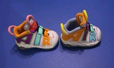 Nike Air More Uptempo Unisex Baby Shoes Size 3c Boy Girl Multi Color