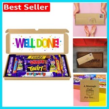 Delightful Letterbox Chocolate Hamper with 10 Dairy Milk Bars & Personalization