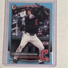 Travis Bazzana Guardians 2025 Bowman Draft Sky Blue Parallel /499 BD-49