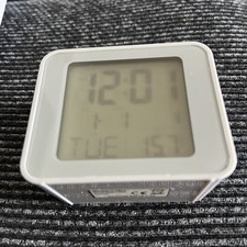 Acctim Cole Digital Alarm Clock Radio Controlled Date Temperature Display Black