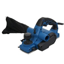 220V Electric Planer 82mm Portable Wood Planer Machine with Dust Port Precision