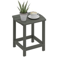 Gartentisch 48 X 37 X 46 Cm, Wetterfest Balkontisch Aus Hdpe, Esstisch Outdoor
