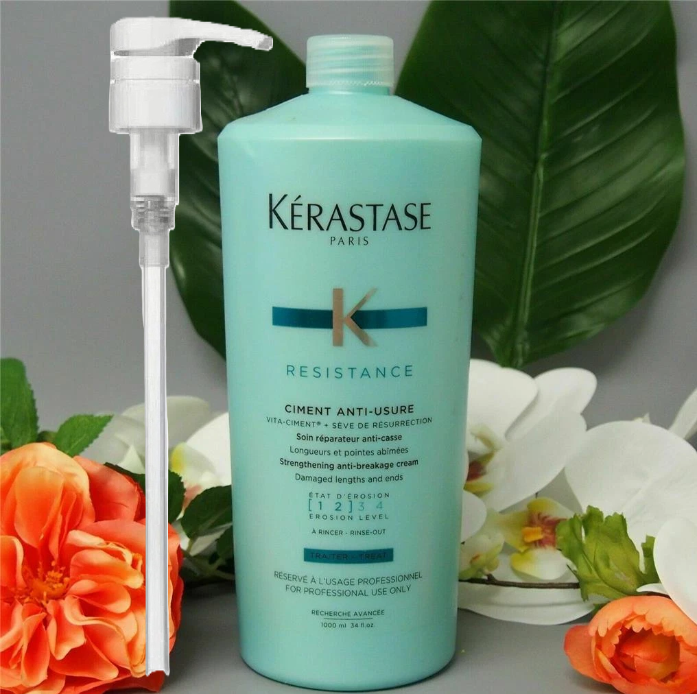 With Pump Kerastase Resistance Ciment Anti Usure Conditioner