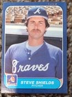 Photo of 1986 Fleer #527 Steve Shields RC Atlanta Braves Baseball Card