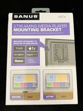 NIB Sanus Sreaming Device Panel for Behind TV BASP1-B1