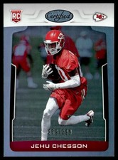 2017 Panini Certified Mirror Jehu Chesson Rookie 259/299 Kansas City Chiefs #144