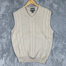 Lyle & Scott Scotland Mens V-Neck Cable Knit ...