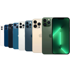 Apple iPhone 13 Pro Max/13 Pro/13/12 Pro Max/12 Pro/12 - 128 GB - Pristine A++