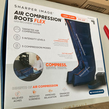 SHARPER IMAGE Air Compression Boots flex large- xlarge 