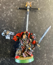 Warhammer 40k BLOOD ANGELS SPACE MARINE TERMINATOR CAPTAIN Metal Citadel 90s oop