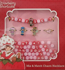The World Of Strawberry Shortcake New Mix Match Charm Necklace with Letters