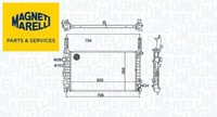 Magneti Marelli 350213162900 KüHler FüR MotorküHlung MotorküHler