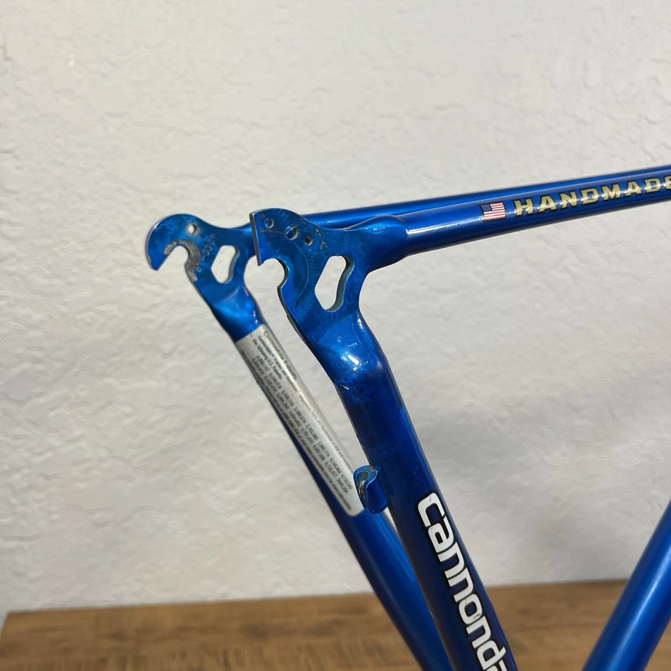 Cannondale Optimo R3000 Frame Set 54cm Blue Made In USA - Image 2 of 4