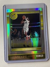 Taylor Hendricks 2024-25 Panini NBA Hoops #72 Silver Holo 085/199 Utah Jazz-NBA