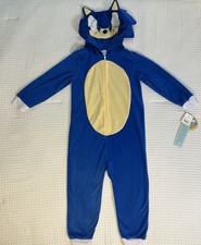 NWT Kids Sonic the Hedgehog Union Suit - Blue/White, Size XS 4/5 