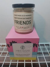 Mint Sugar Candle Co.- Soy Wax Funny Gift for Coworker - Hand Poured in The U...
