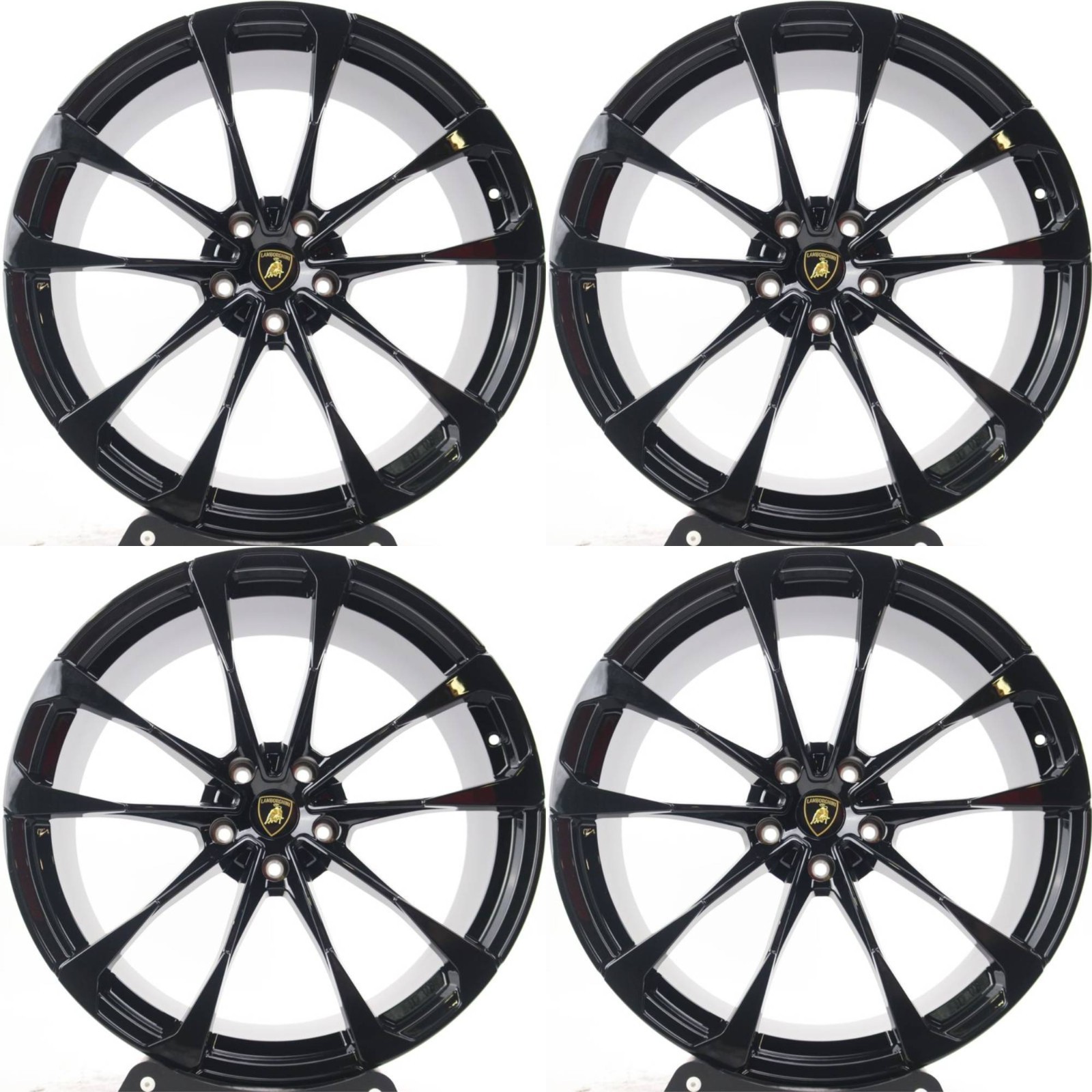 23" Set of 4 Staggered FORGED LAMBORGHINI URUS Wheels Rims 23x10 23x11.5 5x130