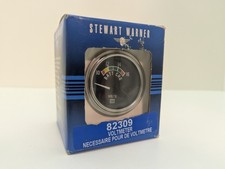 Vintage Stewart Warner 82309 Deluxe Electric Voltmeter Gauge 2 116 New Vintage Stewart Warner 82309 Deluxe Electric Voltmeter Gauge 2 116 New