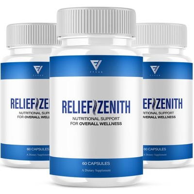 (3 Pack) Relief Zenith Nerve Capsules, ReliefZenith Advanced Pill (180 Capsules)