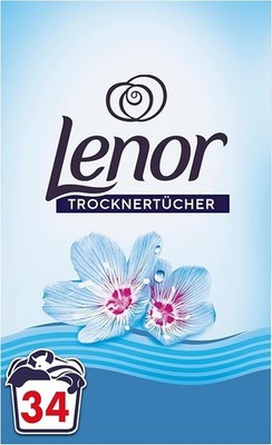 34x Lenor Trocknertücher Aprilfrisch knitterfrei frische Wäsche