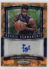 2019 Panini Prizm Rookie Penmanship Orange Ice Jaylen Nowell #RP-JNW Auto 0p6y