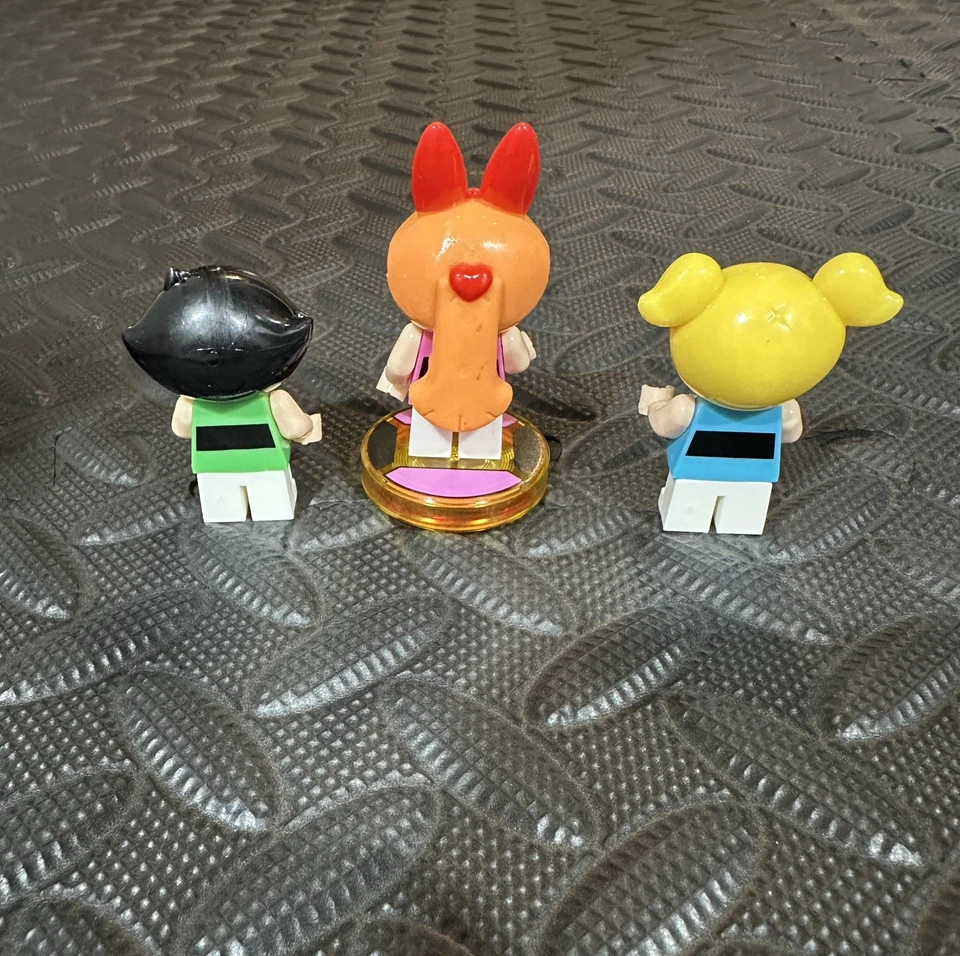 Mini figuras LEGO like Dimensions Powerpuff Girls Blossom Bubbles Buttercup + etiqueta Foto 3 de 3