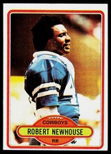 Robert Newhouse, 1980 Topps, #413, Dallas Cowboys,