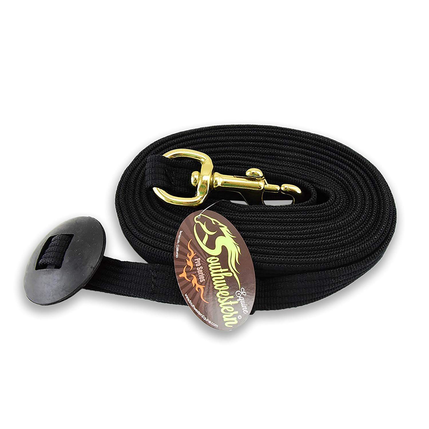 Southwestern Equine 24ft Cotton Horse Lunge Line with Bolt Snap