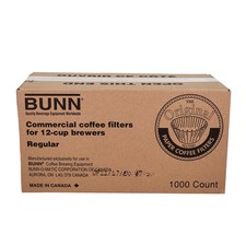 BUNN 12 Cup Commercial Coffee Filters 1000 Count 20115.0000