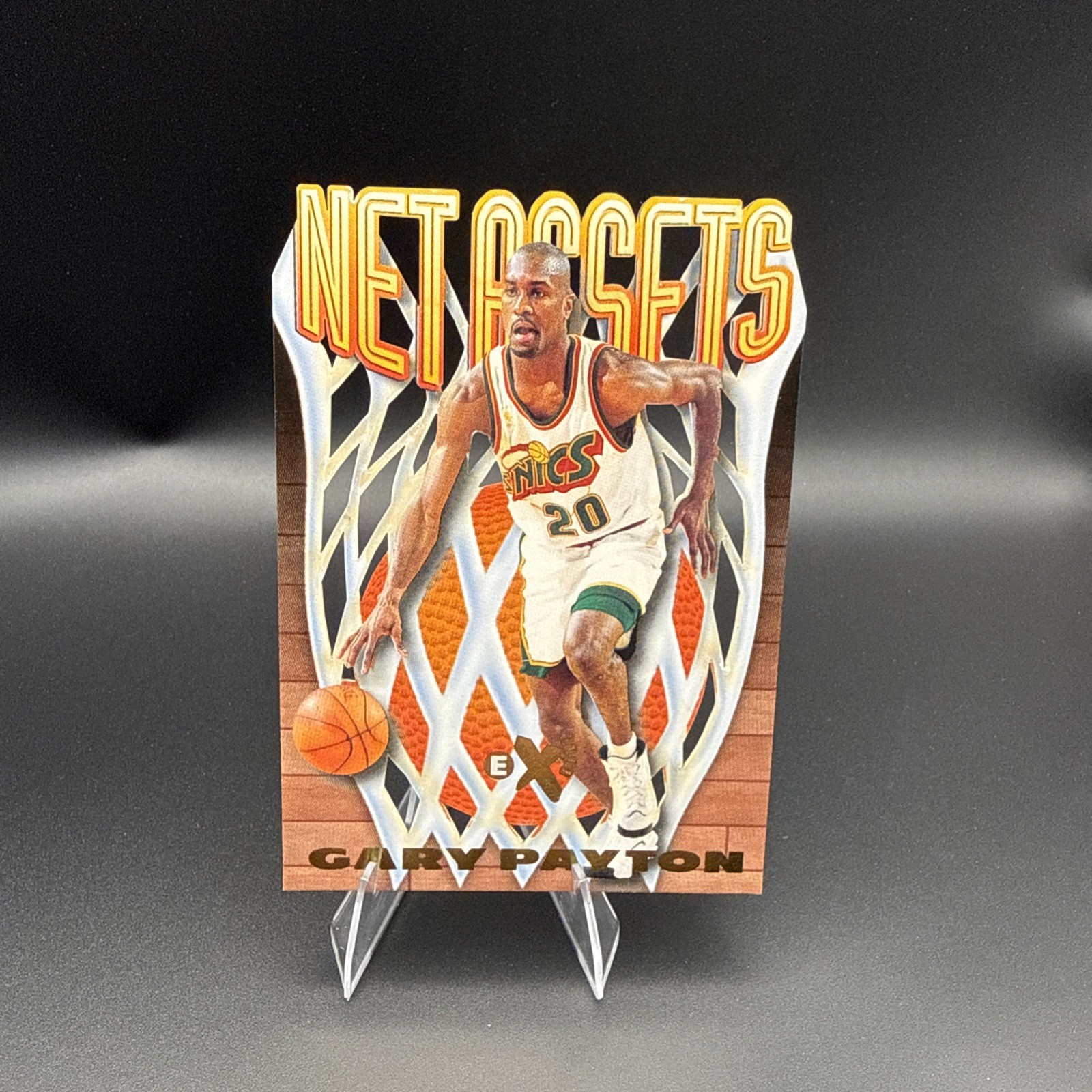 1996-97 Skybox E-X2000 - Net ASSETS Gary Payton #14 🏀