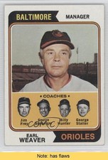 1974 Topps Jim Frey George Bamberger Billy Hunter Earl Weaver Staller READ 0j6