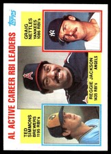 Reggie Jackson / Ted Simmons / Graig Nettles) ACL 1984 Topps #713