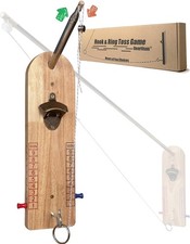 Hook and Ring Toss Game Bottle Opener Ring Toss Game for Indoor Outdoor Party