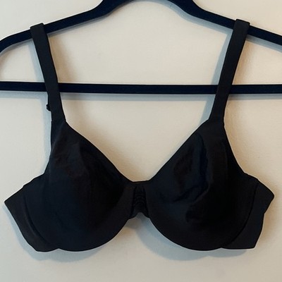 Barely There Black Bra Style 4666 Unlined Underwire 36C