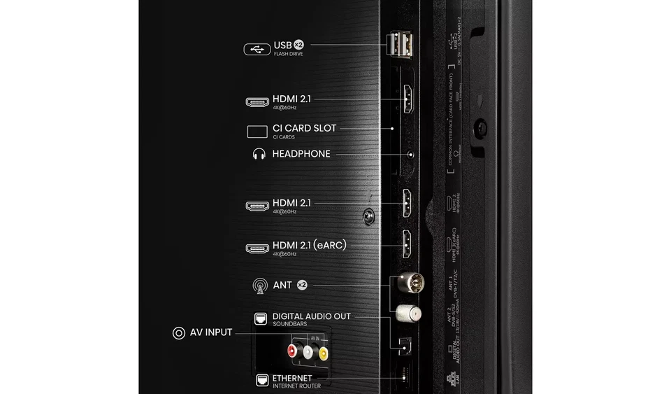 Hisense 43A6NTUK TV 109.2 cm (43inch) 4K Ultra HD Smart TV Wi-Fi Black 200 cd/m - Image 4 of 4