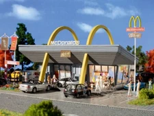 Vollmer 43634 McDonald`s fast food restaurant with McDrive Kit HO Scale