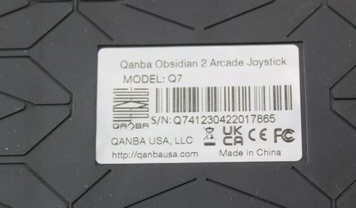 Qanba Q7 Obsidian 2 Wired Joystick for PlayStation PS5 PS4 and PC Black - Picture 15 of 15