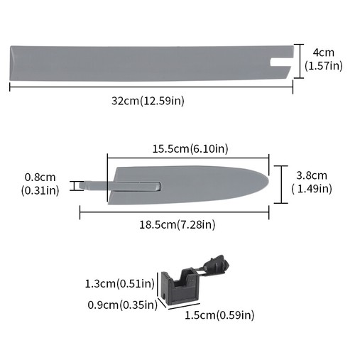 Left Convertible Roof Top Hinge Cover Mount W/ Clips For BMW 3 4 Series E93 F33 - Picture 2 of 9